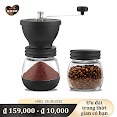 Máy Xay Cafe Cầm Tay Tặng 1 Bình Thủy Tinh Cối Xay Cà Phê Cầm Tay Máy Xay Cà Phê Máy Xay Tay Cafe Coffee Grinder