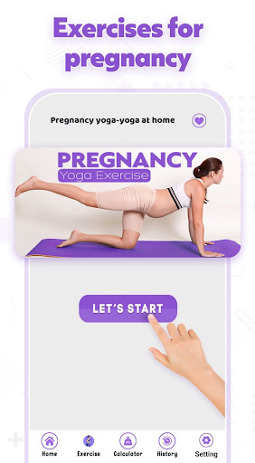 Screenshot Pregnancy yoga-yoga at home