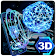 Neon Pentagon 3D Theme icon