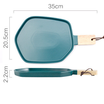Title 9, Nordic Creative Ceramic Western Food Plate With...