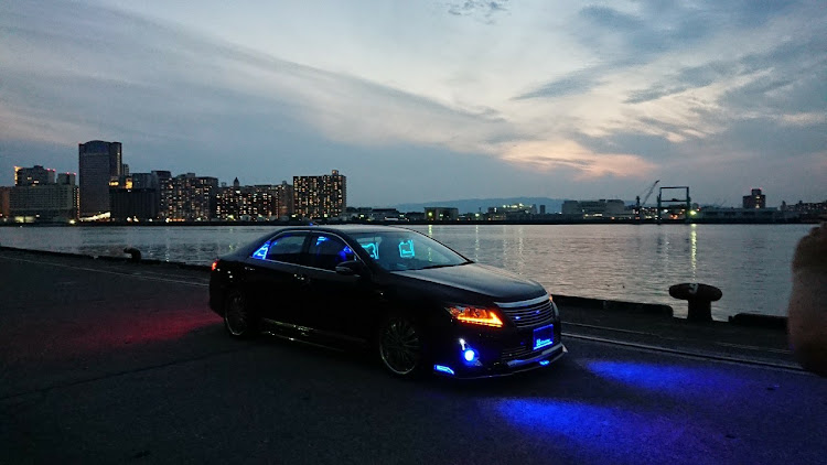 カムリのイルミネーション・大阪 弁天埠頭・55 CAMRY・DIY・目指せPickUpCarsに関するカスタム事例の投稿画像5枚目