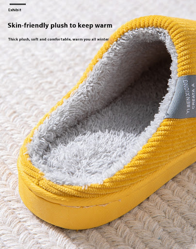 Title 5, Winter Indoor Warm Cotton Slippers, providing c...