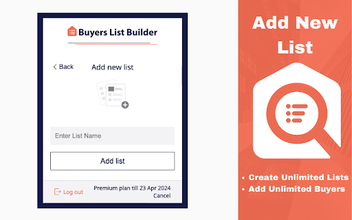 Buyers List Builder