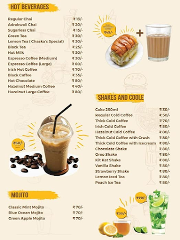 Chai Chaska Cafe menu 