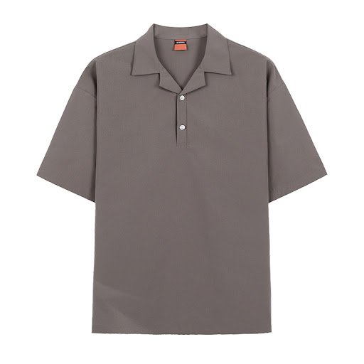 Title 3, Mens Fashion Simple Solid Color Short Sleeve S...