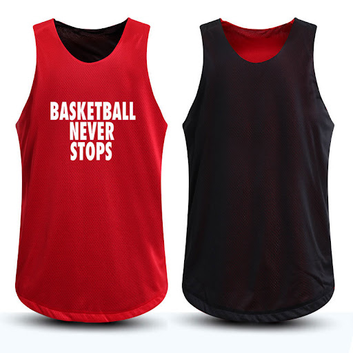 Title 2, Double-sided vest basketball suit for training ...