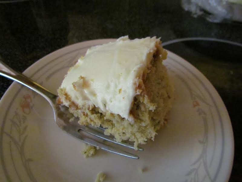 This Was My Piece Of The Cake. Delicious.
This Cake Did Not Turn Out To Be Dense. It Was Light And Airy.