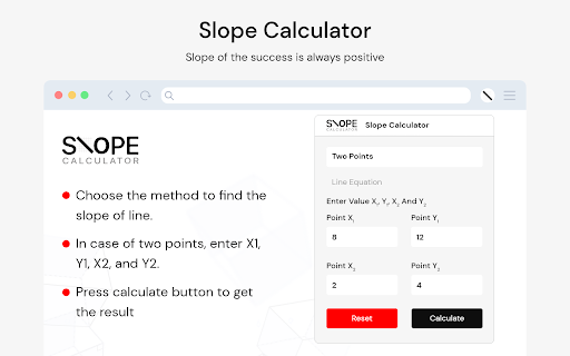 Slope Calculator