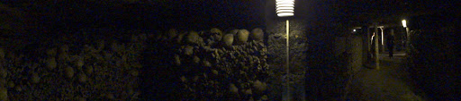 Catacombs (very sad place) Paris France 2011