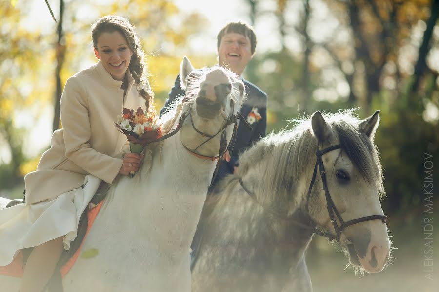 Fotógrafo de bodas Aleksandr Maksimov (maksfoto). Foto del 12 de diciembre 2014