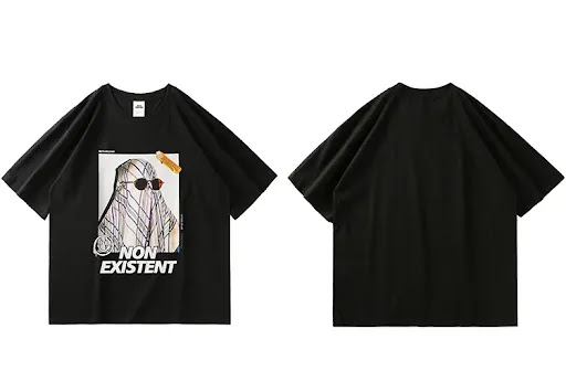 Title 2, Trend Hip Hop High Street Funny Print Short Sleeve