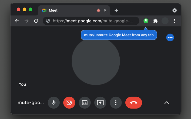 Mute Google Meet Preview image 0