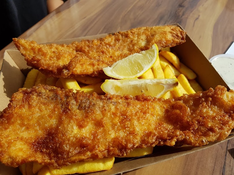 San Remo Fisherman's Co-op restaurant by the pier serves the best fish and chips in town, featuring fish straight off the boats