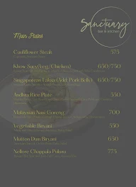 The Sanctuary Bar & Kitchen menu 8