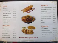 The South Indian Delight menu 1