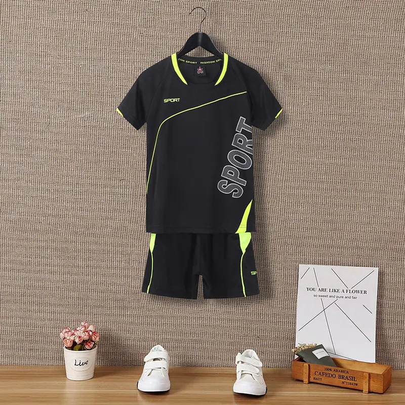 New Children's Summer Short-sleeved Two-piece Suit. Perfect for summer play, keeping kids cool, comfortable, and stylish