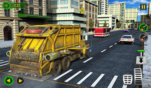 Flying Garbage Truck, Dump Truck Driving Simulator