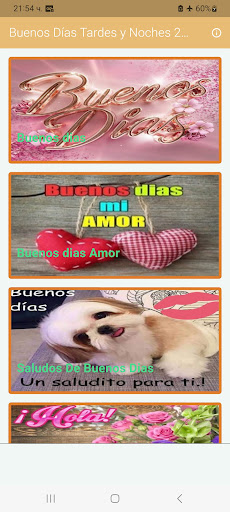 Screenshot Buenos Días Tardes y Noches!