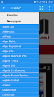 Algeria Newspapers Screenshot