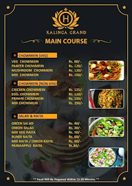 Kalinga Grand menu 8