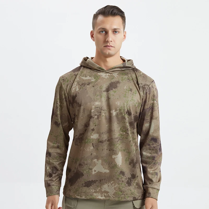 Men's Outdoor Tactics Exercise Camouflage T-shirt Breathable Durable Perfect for Training Comfortable Fit and Freedom of