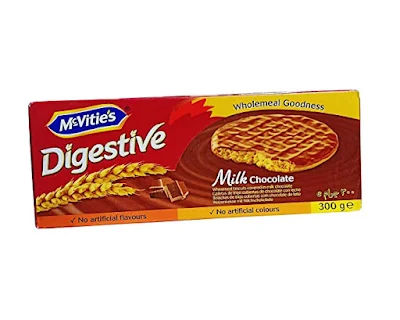 McVities Mcvitie'S Digestive High Fibre Biscuits With Wholewheat And Zero Added Sugar - 300 gm