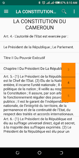 Constitution de la République du Cameroun Gratuit