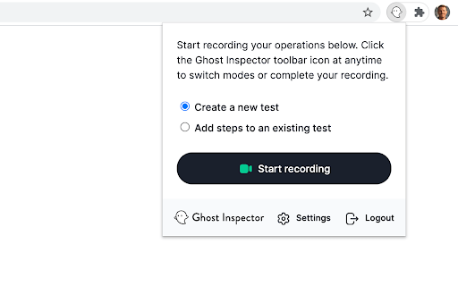 Ghost Inspector - Web Test Recorder