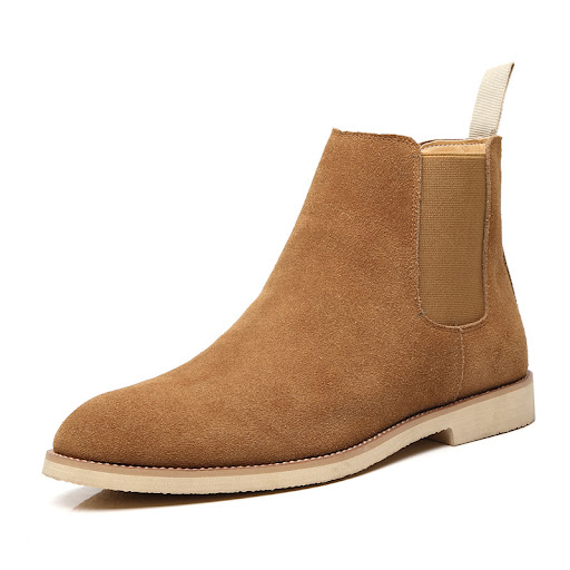 Title 3, Mens Leather Autumn And Winter Boots Pointed T...