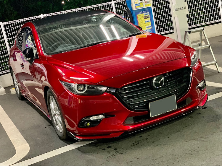 アクセラスポーツの洗車・ドライブ・赤スケッチ化に関するカスタム事例の投稿画像1枚目