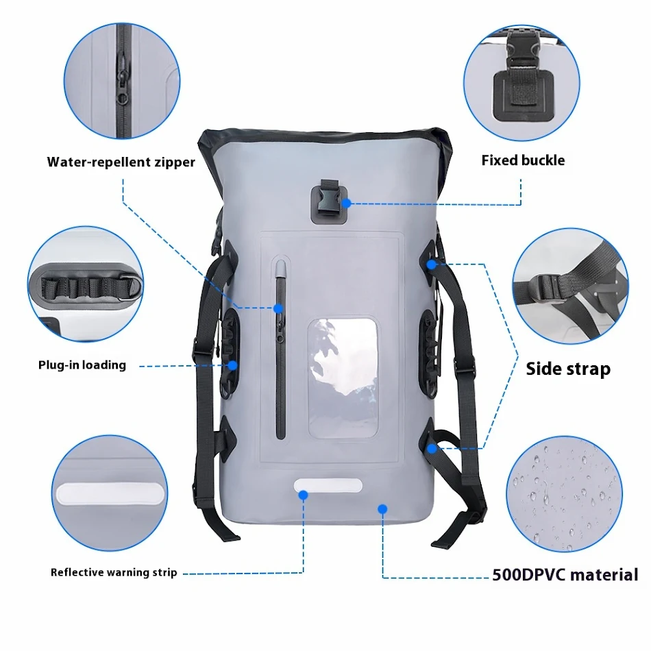 Wasserdichter Rucksack Outdoor Camping Wandern Große Kapazität Geräumig Robust Ideal für Wanderungen und Campingausflüge
