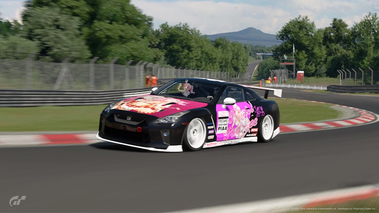AOBA-_-MOCA_Loveさんが投稿した#バンドリ！ ガールズバンドパーティ！・バンドリ痛車・コロナウイルスに負けるな・GT-Rに関するカスタム事例の投稿画像1枚目