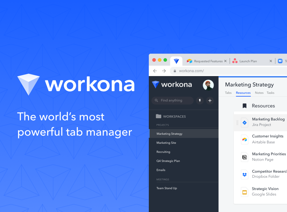 Workona Tab Manager Preview image 1