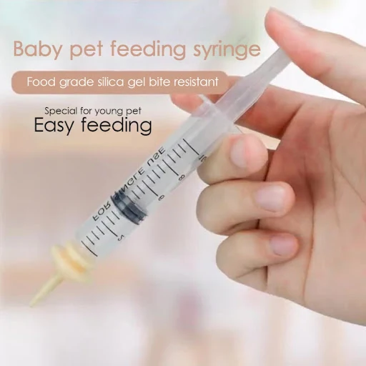 2Pcs Newborn Baby Cat Dog Oral Syringe For Milk Medicine Nursing Pet Feeding Tool For Kitten Milk Syringe Dog Cat Feeder