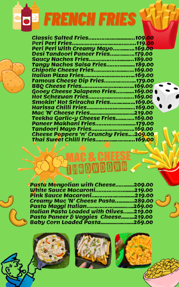 Monopoly menu 