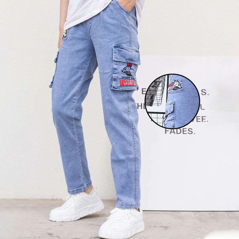 Title 25, Boys Jeans Casual Pants Straight Stretch Comfor...