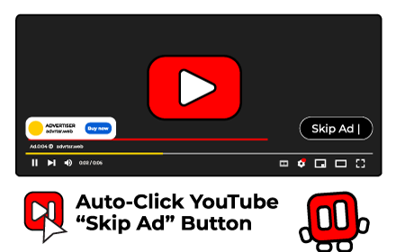 Auto-Click YouTube “Skip Ad” Button small promo image