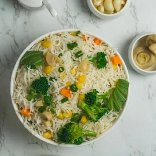 Rice With Asian Greens