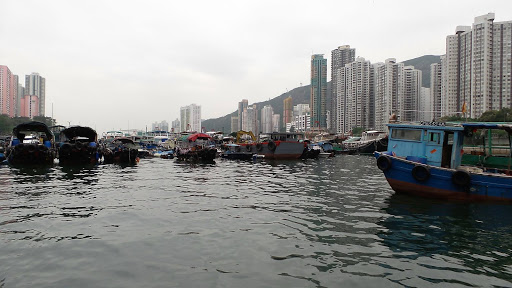 Sampan Boat Tour Hong Kong China 2016