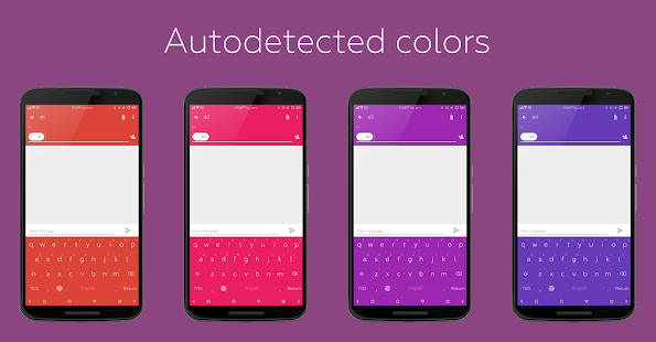 Flat Style Colored Keyboard - screenshot thumbnail