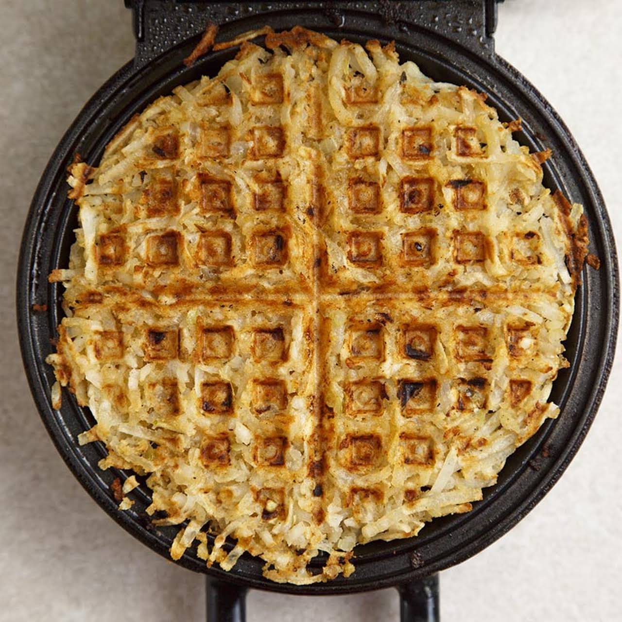 Maple Bacon Hash Brown Waffles Recipe