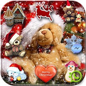 Download Joyful Christmas teddy Theme For PC Windows and Mac