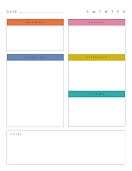 Daily Tasks - Daily Planner item