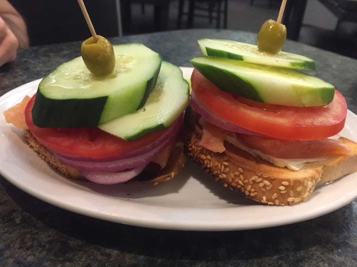 Gf lox sandwich