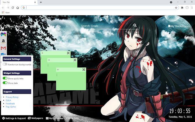 Akame ga Kill! New Tab HD Wallpapers