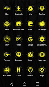 Snap Yellow - Icon Pack screenshot 2