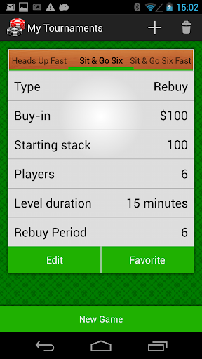 Screenshot Poker Timer