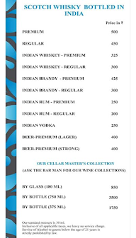 Fortune Resort Sullivan Court menu 2