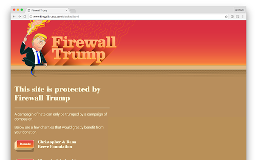 Firewall Trump