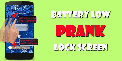 Battery Low Prank Lock Screen